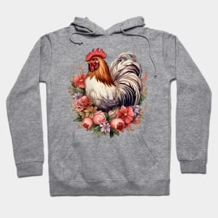 Pink Christmas Chicken Hoodie